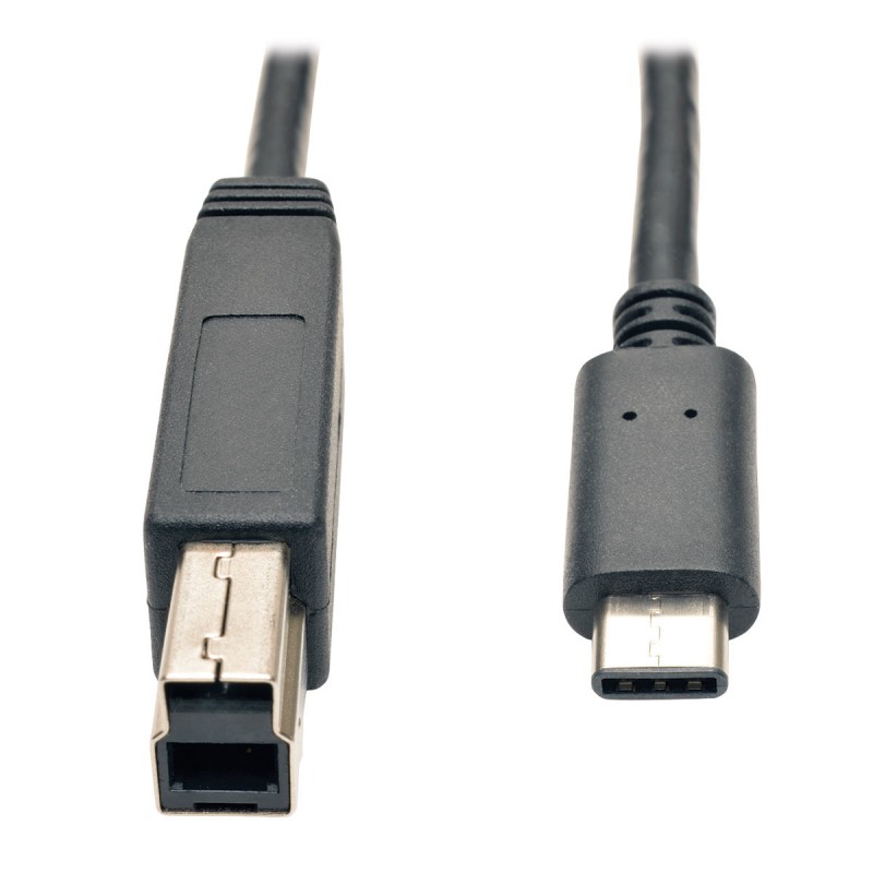 Tripp Lite USB 3.1 Gen 2 (10 Gbps) Cable, USB Type-C (USB-C) to USB 3.0 Type-B (M/M), 0.91 m