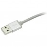 StarTech.com USB Multi-Charger Cable - Lightning, USB-C, Micro-B - Braided - 1 m (3 ft.) | StarTech.com USB Cables