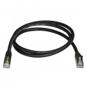 StarTech.com Cat6a Ethernet Cable - Shielded (STP) - 1 m, Black