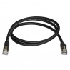 StarTech.com Cat6a Ethernet Cable - Shielded (STP) - 1 m, Black | StarTech.com Network Cables