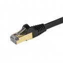 StarTech.com Cat6a Ethernet Cable - Shielded (STP) - 1 m, Black