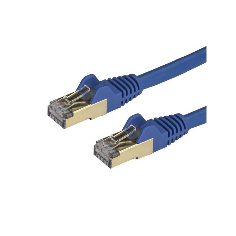 StarTech.com Cat6a Ethernet Cable - Shielded (STP) - 1 m, Blue