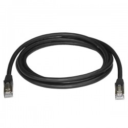 StarTech.com Cat6a Ethernet Cable - Shielded (STP) - 2 m, Black | StarTech.com Network Cables