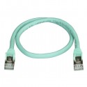 StarTech.com Cat6a Ethernet Cable - Shielded (STP) - 0.5 m, Aqua