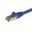 StarTech.com Cat6a Ethernet Cable - Shielded (STP) - 0.5 m, Blue