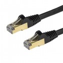 StarTech.com Cat6a Ethernet Cable - Shielded (STP) - 0.5 m, Black