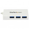 StarTech.com 4-Port USB-C Hub - USB-C to 1x USB-C and 3x USB-A - USB 3.0 Hub - White | StarTech.com Interface Hubs