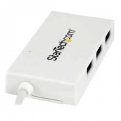 StarTech.com 4-Port USB-C Hub - USB-C to 1x USB-C and 3x USB-A - USB 3.0 Hub - White | StarTech.com Interface Hubs