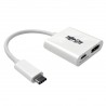 Tripp Lite USB Type-C (USB-C) to HDMI External Video Adapter with USB-C PD Charging, 3840 x 2160 (4K x 2K) @ 30Hz | Tripp Lite V