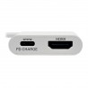 Tripp Lite USB Type-C (USB-C) to HDMI External Video Adapter with USB-C PD Charging, 3840 x 2160 (4K x 2K) @ 30Hz | Tripp Lite V
