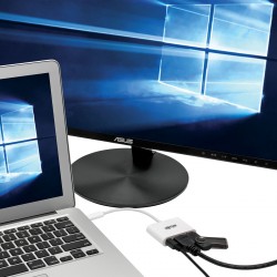Tripp Lite USB Type-C (USB-C) to HDMI External Video Adapter with USB-A Hub and USB-C PD Charging, 1920 x 1080 (1080p) | Tripp L