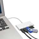 Tripp Lite 2-Port USB 3.1 Gen 1 Portable Hub, USB Type-C (USB-C) to (x2) USB-A, USB-C Charging Port and Micro SD & SD/MMC Reader