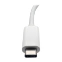 Tripp Lite 3-Port USB 3.1 Gen 1 Portable Hub, USB Type-C (USB-C) to (x3) USB-A, USB-C Charging Port & Gigabit Ethernet Port