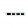 Tripp Lite 3-Port USB 3.1 Gen 1 Portable Hub, USB Type-C (USB-C) to (x3) USB-A, with Gigabit Ethernet Port | Tripp Lite Interfac