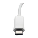 Tripp Lite 3-Port USB 3.1 Gen 1 Portable Hub, USB Type-C (USB-C) to (x3) USB-A, with Gigabit Ethernet Port