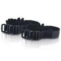 280mm Velcro Cable Ties - Black - 12pk