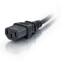 CablesToGo 0.5m 18 AWG Computer Power Extension Cord (IEC320C13 to IEC320C14)