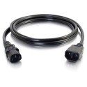 CablesToGo 2m 18 AWG Computer Power Extension Cord (IEC320C13 to IEC320C14)