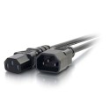 CablesToGo 2m 18 AWG Computer Power Extension Cord (IEC320C13 to IEC320C14)