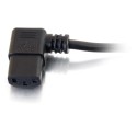 CablesToGo 5m 18 AWG UK 90&deg; Power Cord (IEC320C13R to BS 1363)