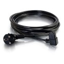 CablesToGo 5m 16 AWG European 90&deg; Power Cord (IEC320C13 to CEE7/7)