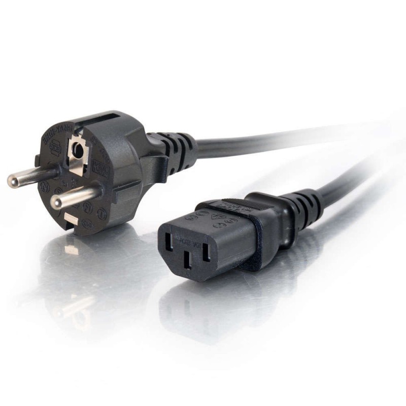 CablesToGo 3m 16 AWG European Power Cord (IEC320C13 to CEE7/7)