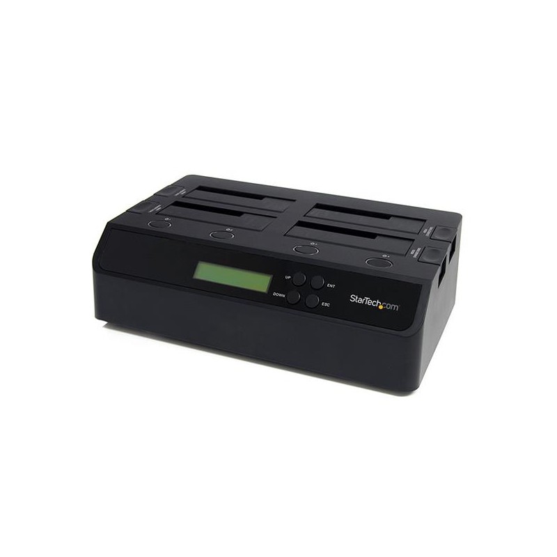 StarTech.com 4 Bay USB 3.0 eSATA to SATA Standalone 1:3 HDD Hard Drive Duplicator Dock