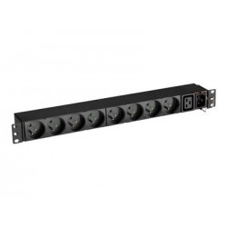 Eaton FlexPDU 8 FR 1AC outlet(s) 1U Black power distribution unit (PDU)