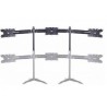 Hagor 7354 32" Freestanding Black flat panel desk mount