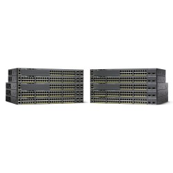 Cisco Catalyst WS-C2960X-24PDL-RF Managed L2 Gigabit Ethernet (10/100/1000) Power over Ethernet (PoE) 1U Black network switch