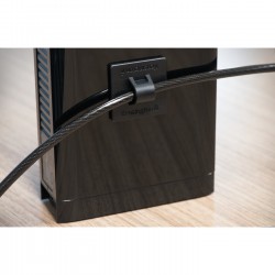 Kensington K64425S Black,Stainless steel cable lock
