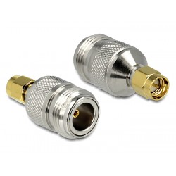 DeLOCK 88837 SMA Brass,Gold cable interface/gender adapter