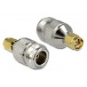 DeLOCK 88837 SMA Brass,Gold cable interface/gender adapter