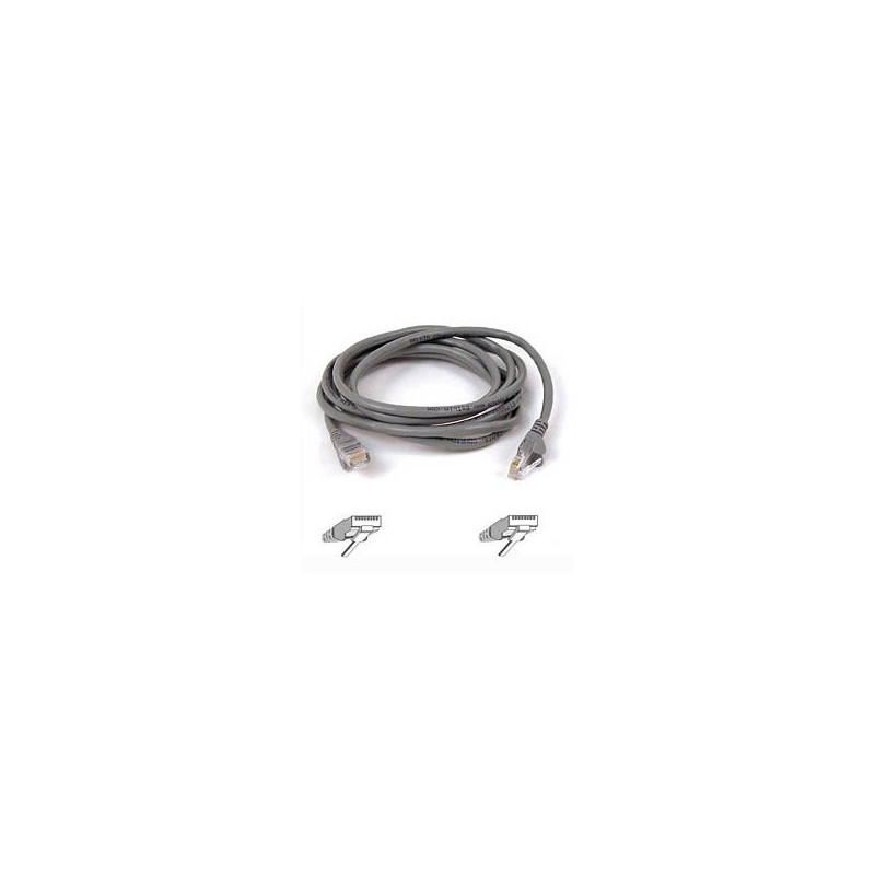Belkin  Cable patch CAT5 RJ45 snagless 2m grey