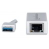 Manhattan 506847 USB 3.0 RJ-45 White cable interface/gender adapter