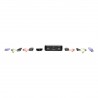Tripp Lite 2-Port USB/HD Cable KVM Switch with Audio/Video, Cables and USB Peripheral Sharing