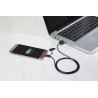 PNY C-UA-UUTC-K20-03 1m USB A USB C Black USB cable