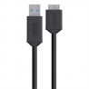 Belkin F3U166bt 0.9m USB A Micro-USB B Black USB cable