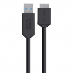 Belkin F3U166bt 0.9m USB A Micro-USB B Black USB cable