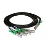 Intel XXV4DACBL2M 2m SFP28 QSFP28 Black, Green fiber optic cable