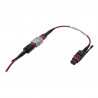 Tripp Lite MTP/MPO Parallel Optics Base-8 Migration Fiber Adapter, Polarity C to B, 12 Fiber, 40 GbE, OM4 M/F, Magenta, 20.32 cm