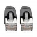 Tripp Lite Cat6a 10G-Certified Snagless Shielded STP Network Patch Cable (RJ45 M/M), PoE, Black, 0.91 m