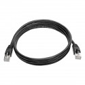 Tripp Lite Cat6a 10G-Certified Snagless Shielded STP Network Patch Cable (RJ45 M/M), PoE, Black, 1.52 m