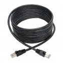 Tripp Lite Cat6a 10G-Certified Snagless Shielded STP Network Patch Cable (RJ45 M/M), PoE, Black, 4.27 m