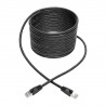 Tripp Lite Cat6a 10G-Certified Snagless Shielded STP Network Patch Cable (RJ45 M/M), PoE, Black, 6.09 m