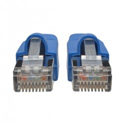 Tripp Lite Cat6a 10G-Certified Snagless Shielded STP Network Patch Cable (RJ45 M/M), PoE, Blue, 6.09 m