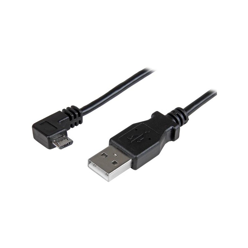 StarTech.com Micro-USB Charge-and-Sync Cable M/M - Right-Angle Micro-USB - 24 AWG - 0.5 m