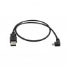 StarTech.com Micro-USB Charge-and-Sync Cable M/M - Right-Angle Micro-USB - 24 AWG - 0.5 m