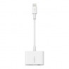 Belkin RockStar 3.5 mm + Lightning Lightning White cable interface/gender adapter