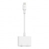 Belkin RockStar 3.5 mm + Lightning Lightning White cable interface/gender adapter
